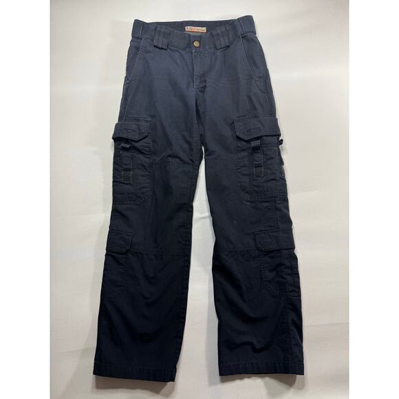 5.11 Tactical Women's Taclite Pro Ripstop Navy Blue Cargo Pants - Size 6 (30x29) - Picture 1 of 5